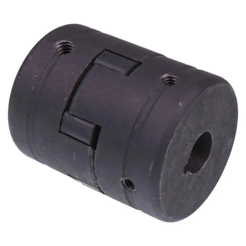 L075 L Jaw 3 Piece Coupling Set For Log Splitters And Hydraulic Equipment With Two Hubs And NBR Insert HT250 Steel For Efficient Torque Transfer Between Rotating Shafts In Pumps Gearboxes And Related Mixing Systems
