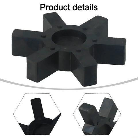 L190 Spider Insert for L-Jaw Coupling Flexible 113mm Diameter 22mm Thick Urethane Rubber Spider Reduces Vibration