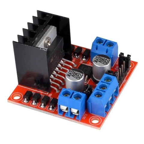 HiLetgo 4pcs L298N Motor Driver Controller Board Module Stepper Motor DC Dual H-Bridge for Arduino with heatsink and terminals