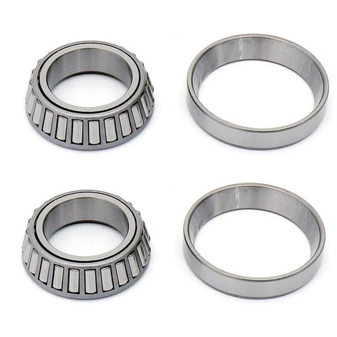 L68149 L68111 Tapered Roller Bearing Cup and Cone Set SET17, Set of 2, chrome steel, showing cone and cup components