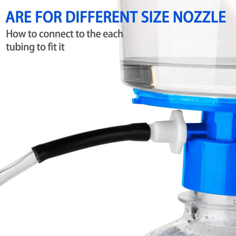 Close-up of nozzle connection in Powerful Laboratory Vacuum Filtration Pump For Fast Liquid Filtration In Distillation Setups And Lab Filtration Rigs