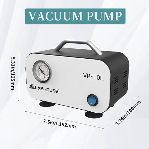 Oil Free Lab Vacuum Pump With Diaphragm Technology For Laboratory Filtration, Compact Portable Design, VP 10L LABHOUSE