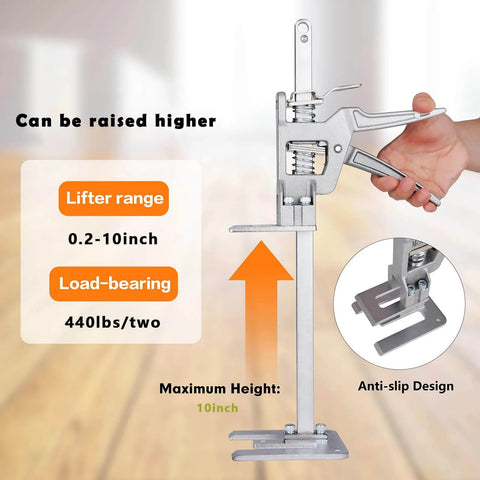 Labor Saving Arm Jack 2 Pack, Hand Lifting Jack Tool, Multi-Function Height Adjustment Device for installing doors, windows, cabinets