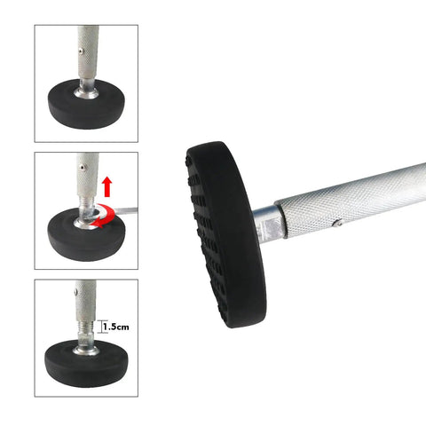 Ladder Levelers For Type II I And IA Extension Ladders Up To 32 Feet With Anti Slip Threaded Adjustable Legs For Stairs
