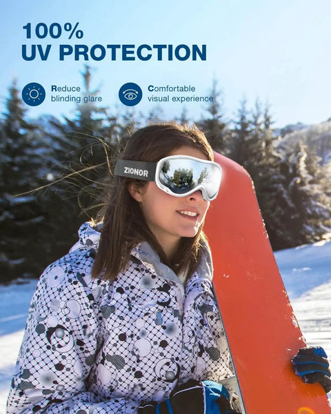 Lunettes de Ski Double couche, Anti-buée UV, grand... – Grandado