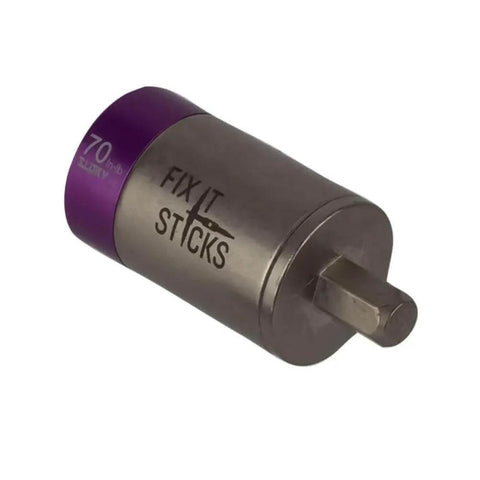 Large Torque Limiter, durable and lightweight, compatible with standard 1/4" drivers, shown in a side view