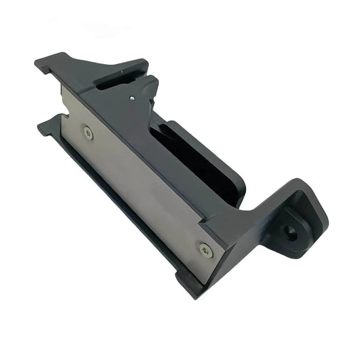Sturdy wall mount bracket delivers steady level support for laser alignment, compatible with various laser levels, shown in side view.