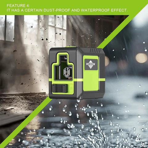 Laser Level With Tripod Self Leveling Green Cross Line For Picture Hanging Tile And Home Renovation Magnetic Mounting Bracket