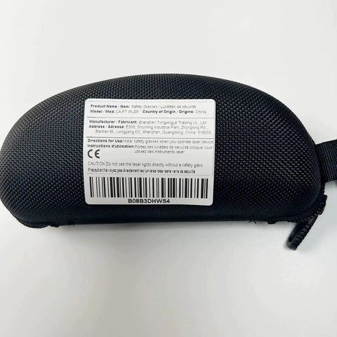 Protective case for Green Laser Safety Glasses 200nm-2000nm For IPL Hair Removal Eye Protection