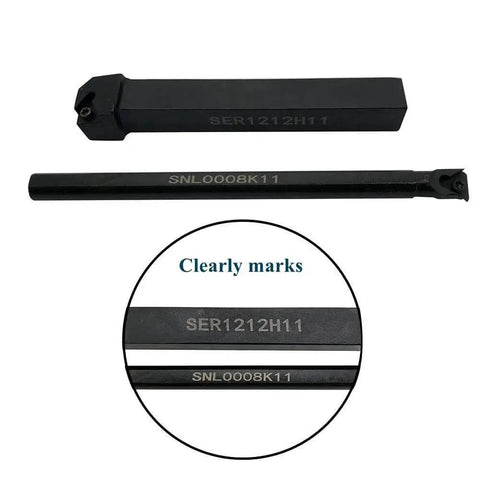 One Half Inch Lathe Threading Tool With External And Internal Threading Holder SER1212H11 And SNL0008K11