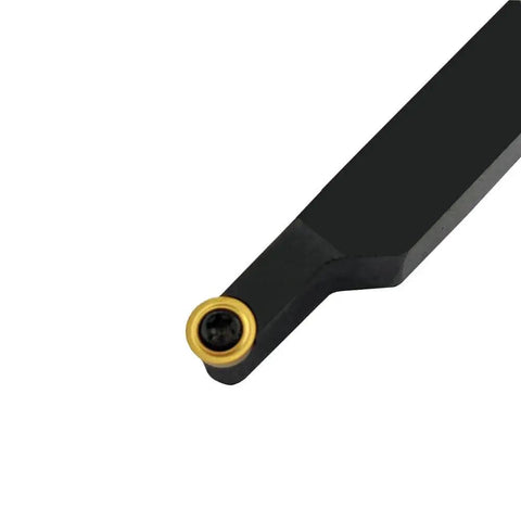 Three-Eighths Inch SRACR1010H06 Right Hand 90 Degree Lathe Turning Holder With R3 Yellow Finish For Profiling And Finishing