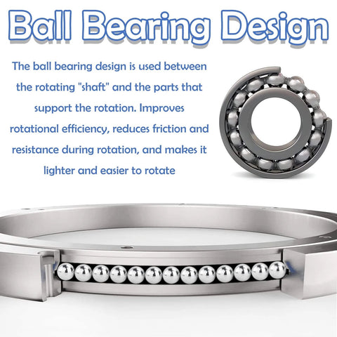 Bearing 360 Rotation heavy duty lazy susan turntable for Smooth 360° Rotati...