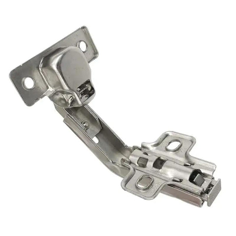 2 Pack Concealed European Style Lazy Susan Cabinet Hinges For Outer Corner Doors With Full Overlay 3D Adjustable Clip On Hinge 135 Degree