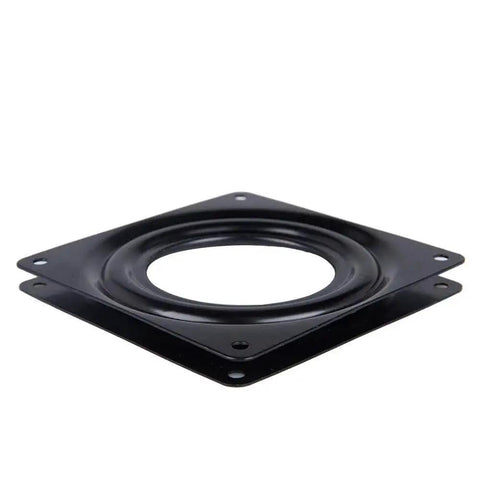 16 Pack 4 Inch Lazy Susan Turntable Bearings 5/16 Inch Thick Swivel Plate, black coated steel for 360-degree rotation