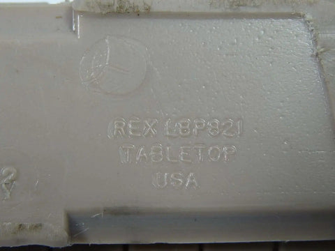 Close-up view of Rexnord LBP821 marking on Low Backline Pressure Conveyor Rollers.