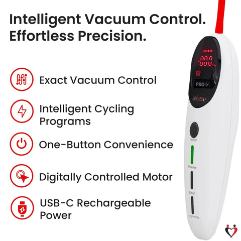 Magna Pro LCD Smart Handheld Vacuum Pump Controller with USB Rechargeable Power and Digital Display