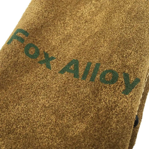 Close-up of Premium Leather Welding Rod Bag For Arc Welders With 100 Percent Cowhide Leather Heat Resistant And Flame Retardant Kevlar Stitching