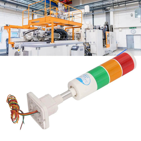LED Stack Tower Lights 12V Industrial Signal Warning Lamp With Aluminum Alloy Base Multi Layer Indicator for CNC machines