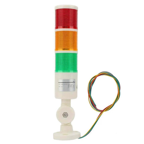 3 Layer Led Tower Stack Light For Industrial Safety Beacons With Foldable Base 24VDC Indicator Lamp In Red Orange And Green