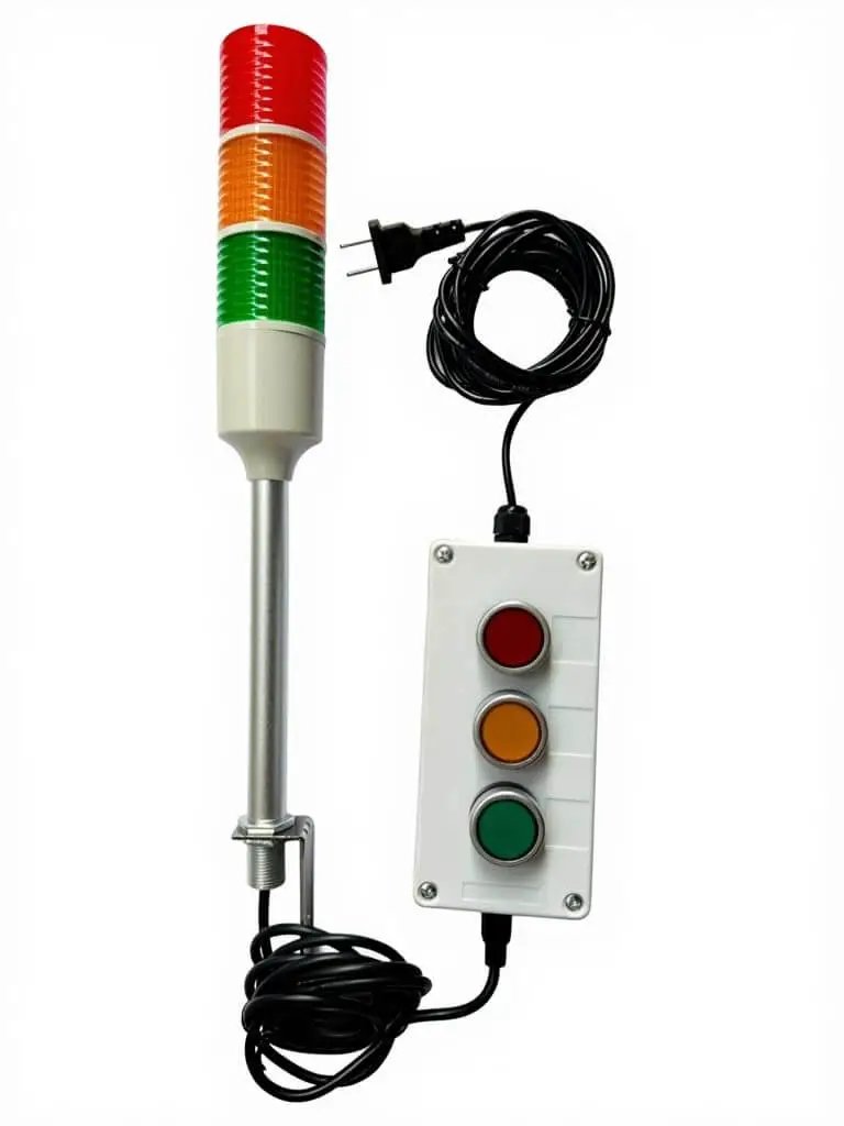 Three Stack LED Tower Light Set With Red Yellow Green ...