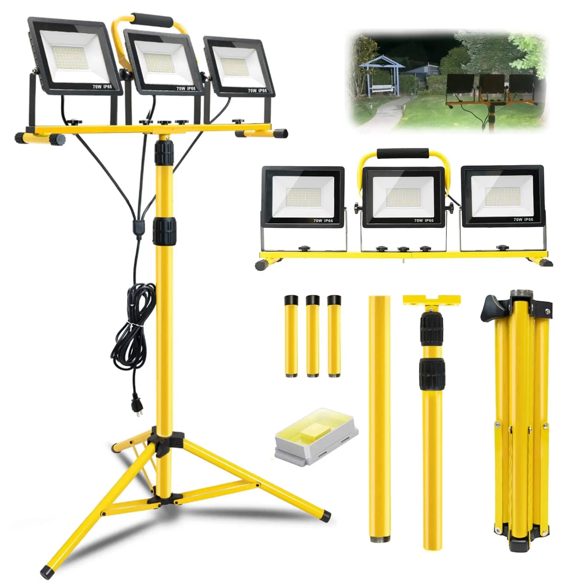 LED Work Light With Stand Pacolit P 21000 Lumen 🍁 &nda...