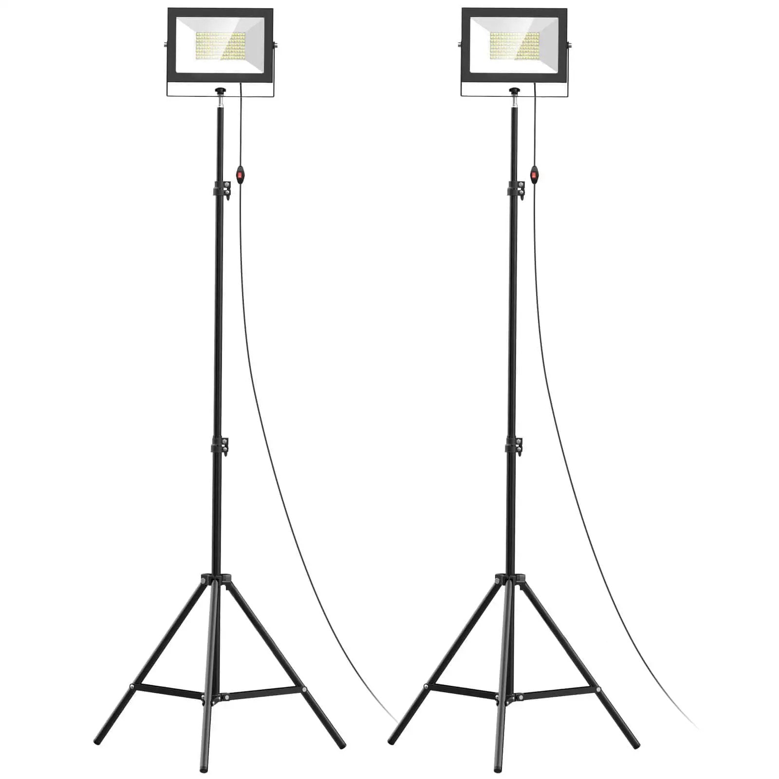 2 Pack LED Work Lights With Stand 110W 11000 Lumens Po...