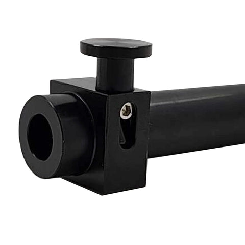 Close-up of Leica Quick Release Adapter for Snap On Prism Range Pole GPS GNSS RTK Surveying, 5/8-11 Female Thread, Swiss Style