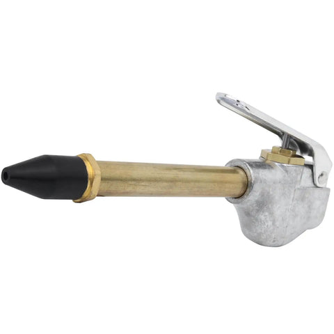 Lever Style Grip Air Blow Gun With Rubber Tip For Industrial Use One Quarter Inch NPT Inlet S 153 Pack Of Five High Flow Pneumatic Tool