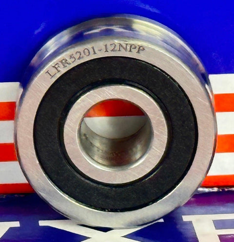 LFR5201-12NPP 12mm ID x 35mm U Groove Track Roller Bearing Track - VXB Ball Bearings