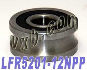 LFR5201-12NPP 12mm ID x 35mm U Groove Track Roller Bearing Track - VXB Ball Bearings