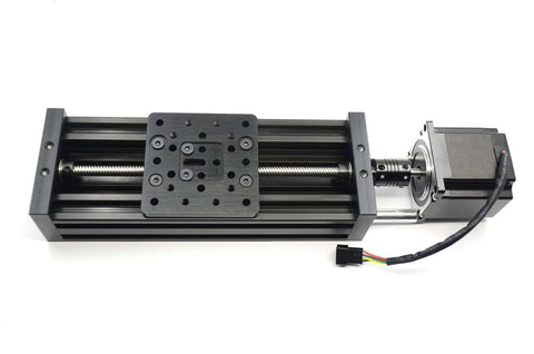 250mm 4080U screw slide table linear actuator for 3D printers, DIY CNC router and XYZ axis motion systems, aluminum alloy stage with 8mm lead screw and flexible coupling kit