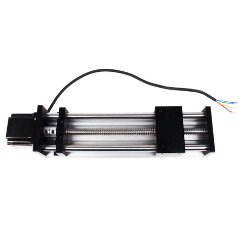 Linear Motion Stage Actuator, CNC Linear Motion Rail Guide with Nema23 Stepper Motor,Slide Rail 1605 Ball Screw Double Optical Axis Linear