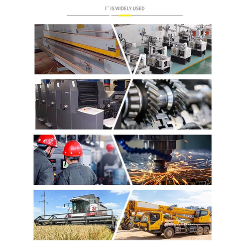 2pcs 6mm Linear Motion Rods 500mm Long in various machinery and industrial settings demonstrating application versatility.