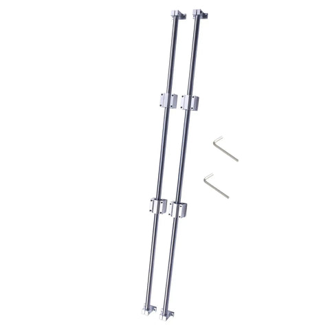 Two Pcs 20x1200mm Linear Shaft Optical Axis Kit With Four SK20 Linear Rail Supports And Four SCS20UU Slide Blocks For CNC Machines
