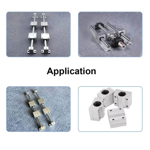 Linear Motion Ball Bearing Slide Block, SCS10UU 10mm Pillow Block Closed Linear Bearing Aluminum Bushing application examples