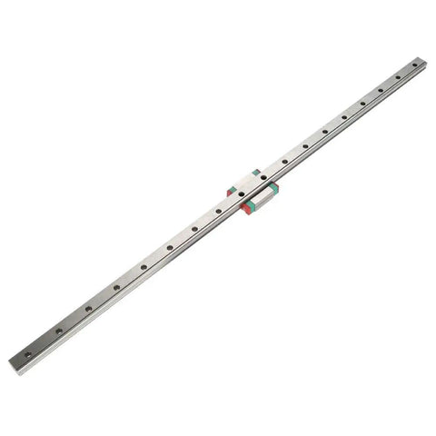 Compact Lightweight Linear Rail 12mm Wide With Slide Block For Smooth Linear Motion In Automation Equipment And Measuring Systems Includes Lubrication System 450mm Length