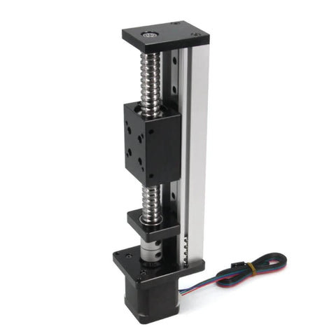 ✝️ 100mm effective stroke length linear rail guide with square linear rails ballscrew sfu1605 with nema 17 stepper motor