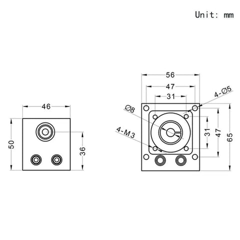 Technical diagram of 200mm Travel Length Linear Rail Guide Ballscrew SFU1605 with NEMA17 Stepper Motor for DIY CNC Router Parts X Y Z Linear Stage Actuator