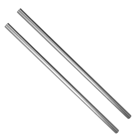 2Pcs 16mm x 100mm Linear Rail Rod Shafts, chrome plated C45 carbon steel, for CNC and 3D printers, smooth bearing support