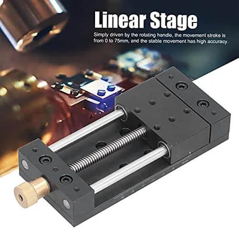 Linear Actuator Manual Sliding Table Stage Kit for 3D Printer CNC Router Aluminum Alloy Rail Guide High Precision Axis