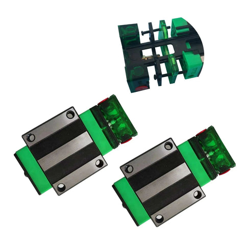 EGW25CA Linear Slider Bearing Kit with two flange slider blocks and two self-lubricating E2 oil boxes