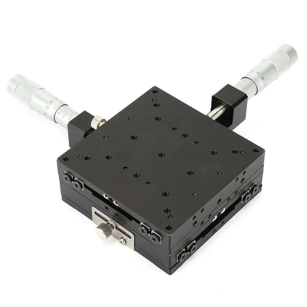 Microchronometer Slide XY linear stage micrometer slide table for CNC motion ...