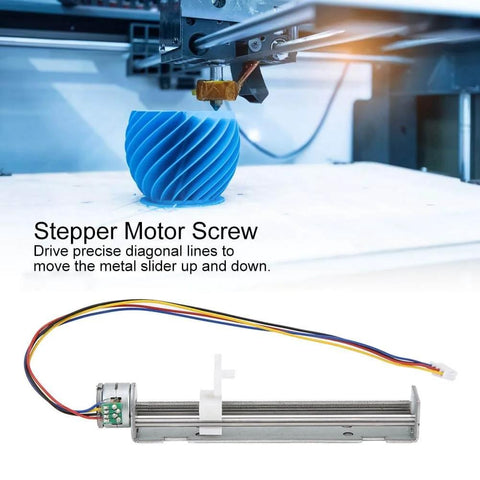 Linear Actuator 2‑Phase 4‑Wire Linear Stepper Motor Screw Slide Table for DIY Engraving Machine under 3D printer nozzle