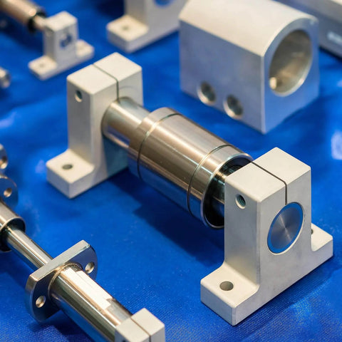 12pcs LM4UU Linear Ball Bearings, 4mm Bore Dia, 8mm OD,12mm Length, Linear Motion Bearing for CNC Machine Tool 3D Printer installation.