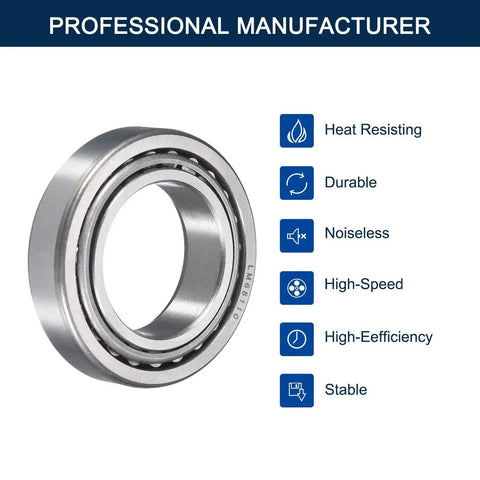 Two Pack LM68149 10 Tapered Roller Bearing Cone And Cup Set For Heavy Duty Machines That Are Built To Last with durability features