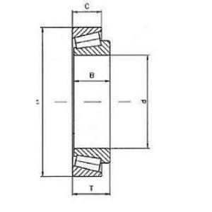LM813049/LM813010 Tapered Roller Bearing 70x110x26mm