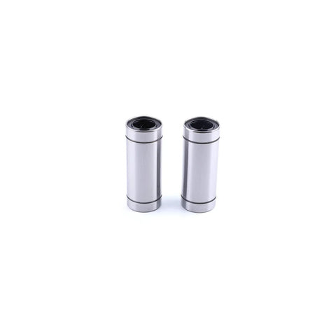 ✝️ Lm8luu linear ball bearing, bore dia 8 mm, OD 15 mm, width 45 mm, used for mechanical sliding tables, cnc machine tools, 3d printers, silver 2pcs