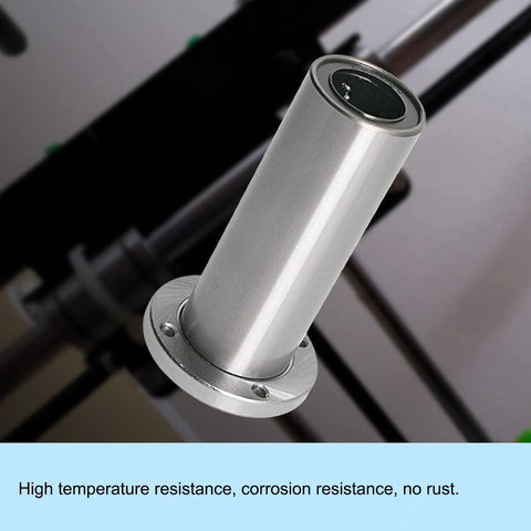 Lmf25luu linear ball bearing round flange, ID 25mm, OD 40mm linear motion ball bearings sae52100 carbon steel, CNC machinery