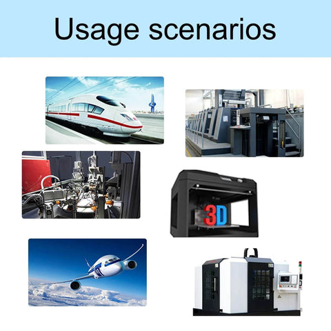 Usage scenarios for Lmf25luu linear ball bearing in rail, printing, robotics, 3D printing, aviation, and CNC machines