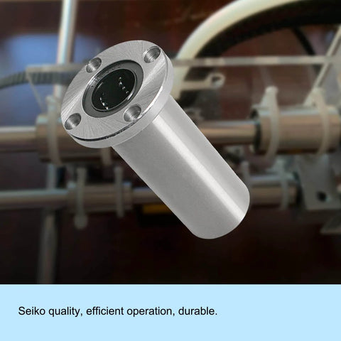 ✝️ Lmf25luu linear ball bearing round flange, ID 25mm, OD 40mm linear motion ball bearings sae52100 carbon steel, CNC use